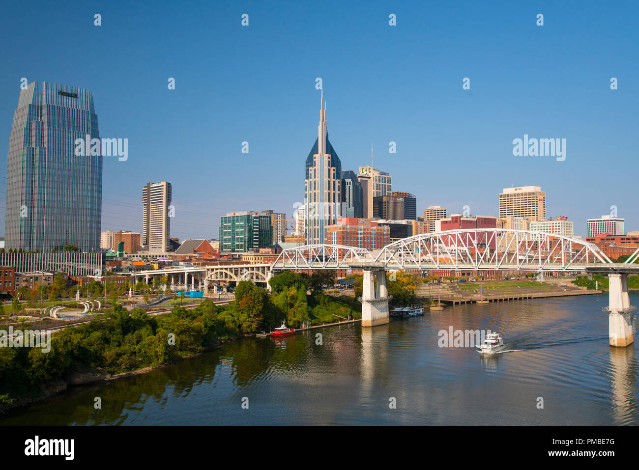 Nashville Skyline. Nashville, Tennessee. Stockfoto