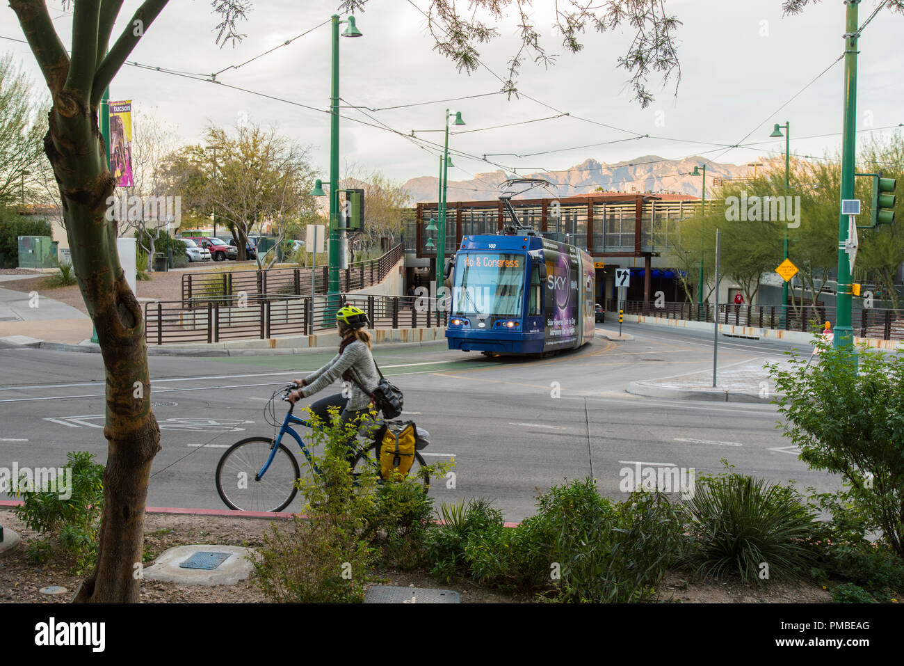 Innenstadt von Tucson, Arizona. Stockfoto