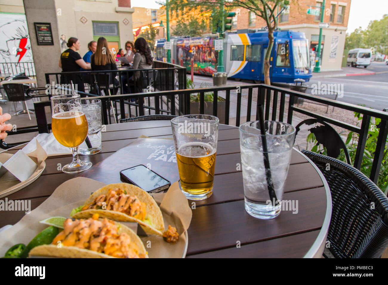 Innenstadt von Tucson, Arizona. Stockfoto
