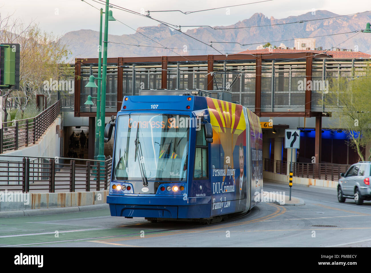 Innenstadt von Tucson, Arizona. Stockfoto