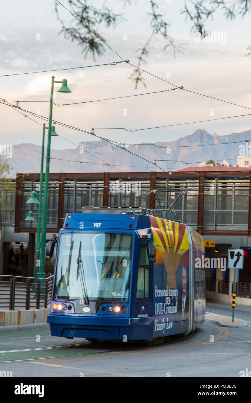 Innenstadt von Tucson, Arizona. Stockfoto