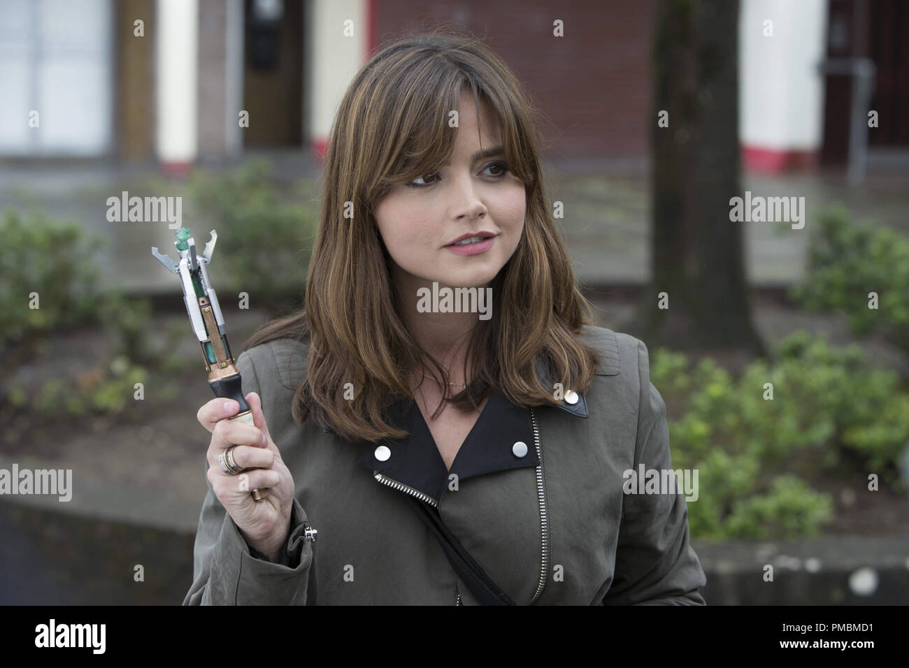 Jenna Coleman, 'Doctor Who', Saison 8. Stockfoto