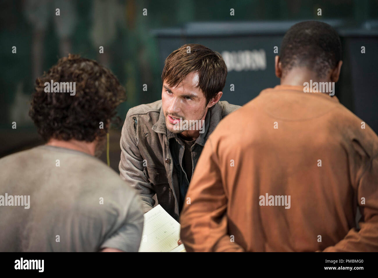 Andrew Lincoln, Andrew J. West, Lawrence Gilliard jr., "The Walking Dead", Saison 5 Stockfoto