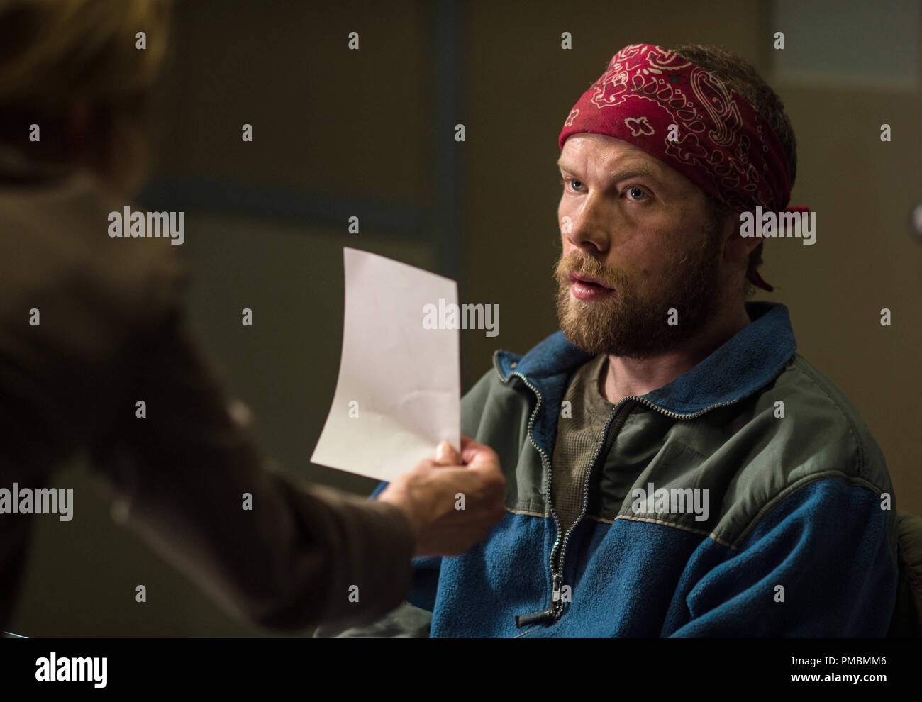 Anna Gunn, Brendan Fletcher, "Gracepoint', Saison 1 Stockfoto