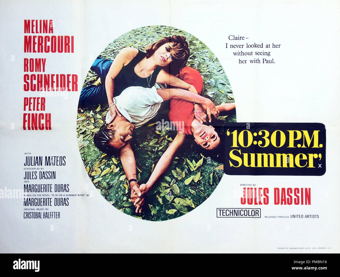 10:30 Uhr Sommer-UK Poster 1966 United Artists Datei Referenz # 32509 006 THA Stockfoto