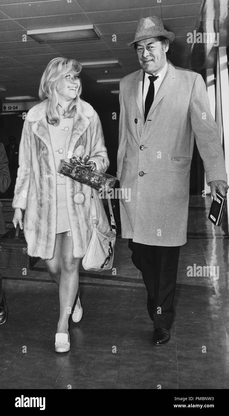 Elizabeth Harris und Rex Harrison, 1970 © GFS/Hollywood Archiv - Alle Rechte vorbehalten File Reference # 32603 073 THA Stockfoto