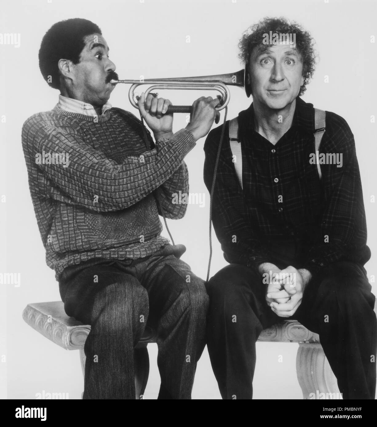 Richard vor und Gene Wilder in der ee Nichts Böses hören, nichts Böses", 1989 Tri-Star Pictures Datei Referenz # 32603 137 THA Stockfoto