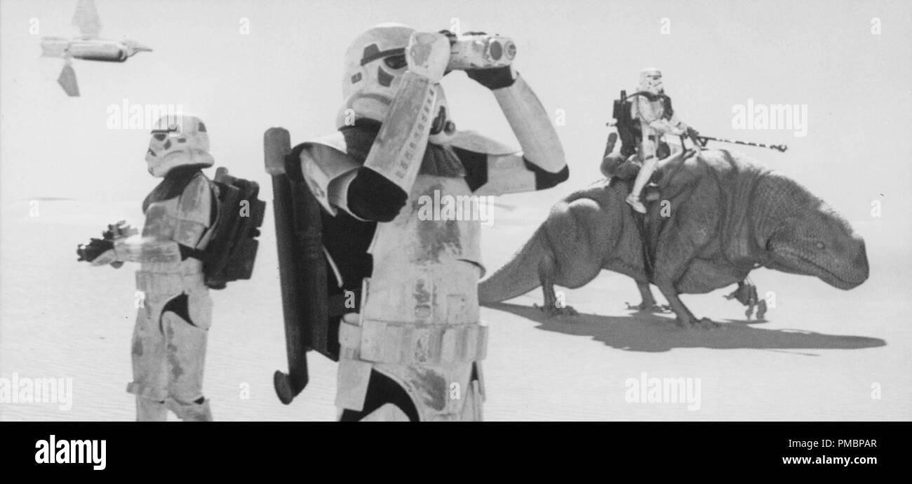 Imperiale Sturmtruppen in "Star Wars Episode IV: Eine neue Hoffnung'', 1977 Datei Referenz # 32603_373 THA Stockfoto