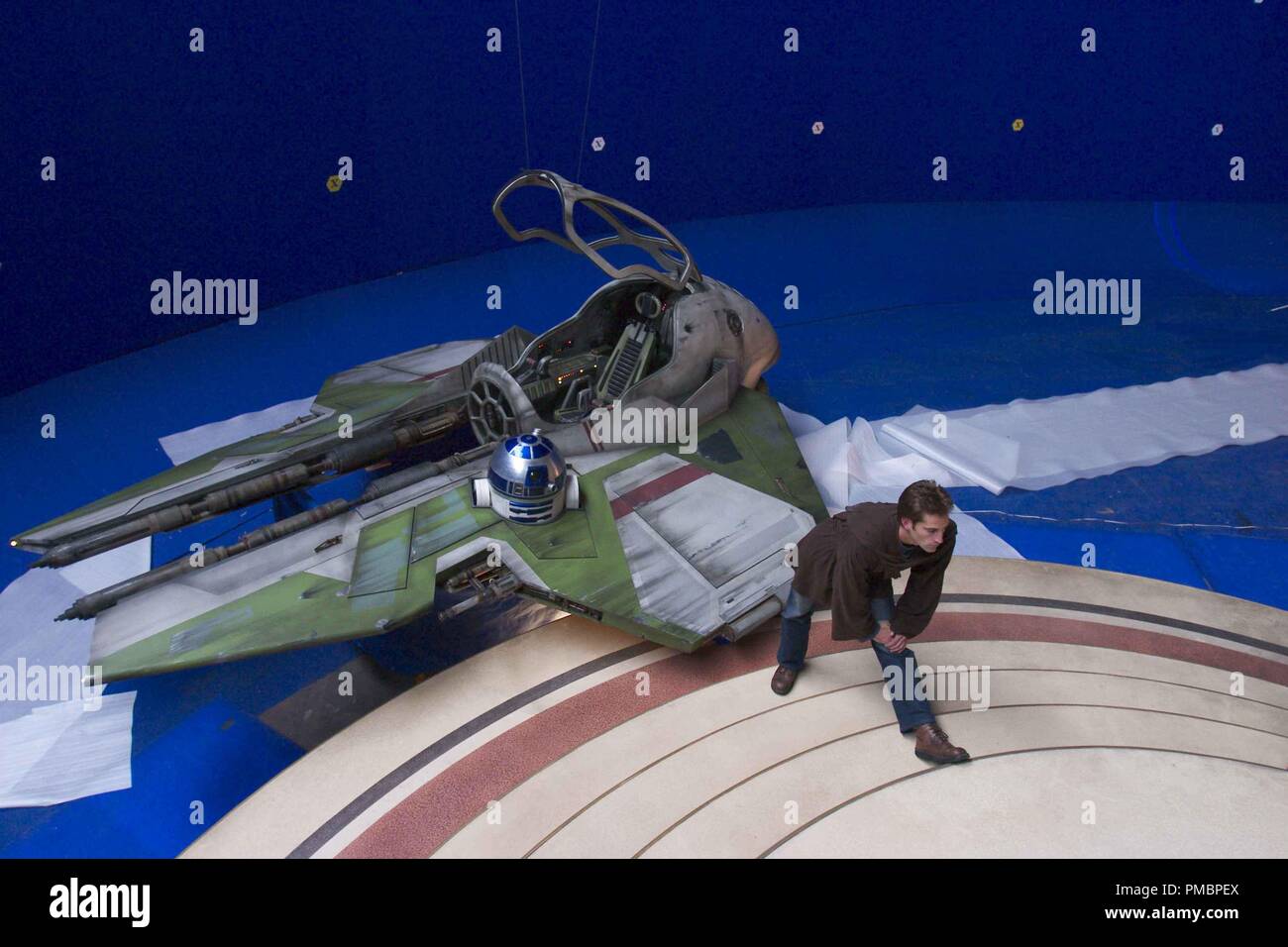 Volle Größe prop Jedi Starfighter in "Star Wars Episode III: Die Rache der Sith" (2005) Datei Referenz # 32603 474 THA Stockfoto