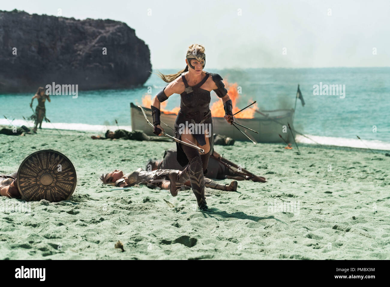 ROBIN WRIGHT als Antiope in der Action Adventure "Wonder Woman", ein Warner Bros.-Bilder freigeben. Stockfoto