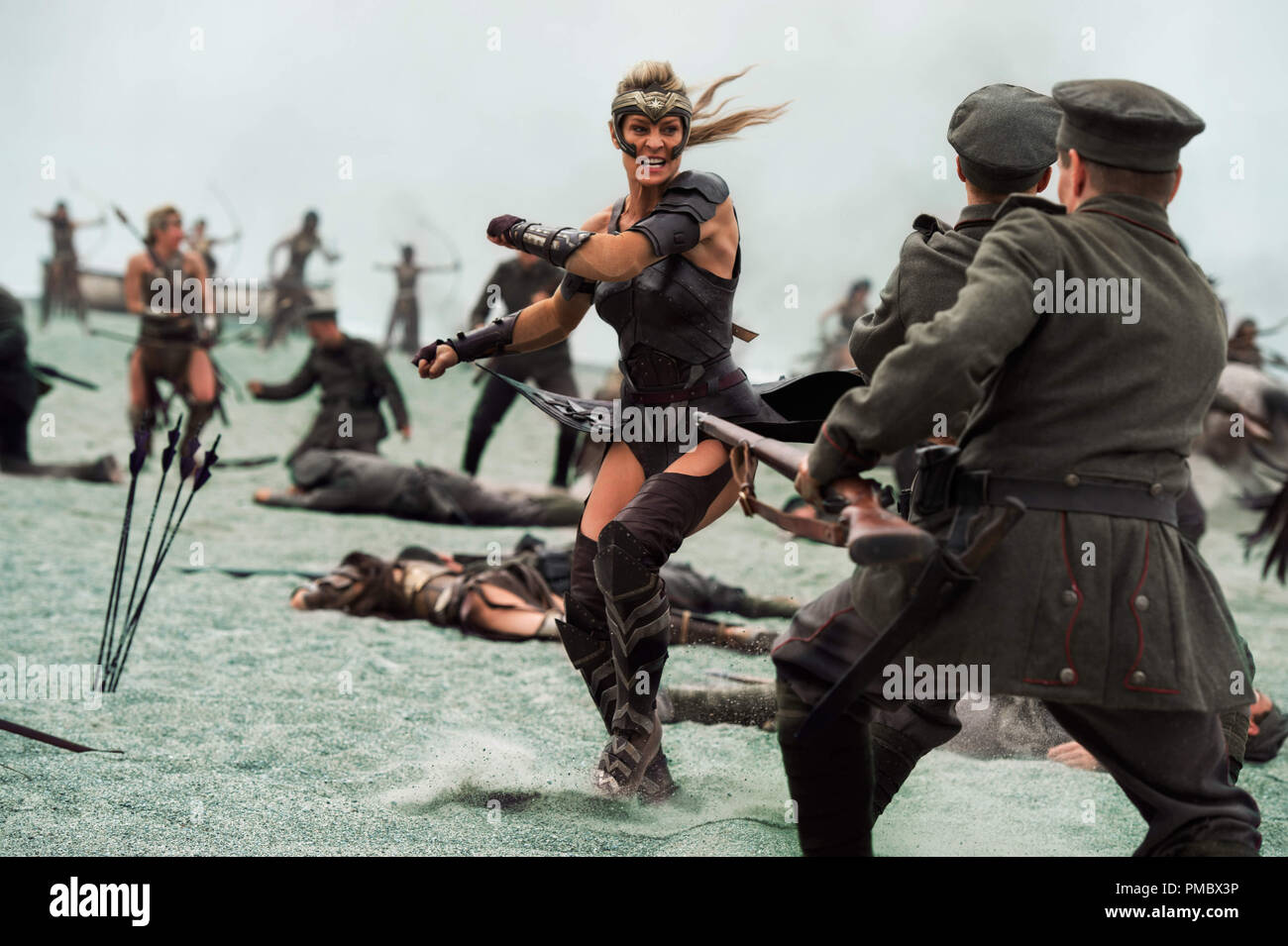 ROBIN WRIGHT als Antiope in der Action Adventure "Wonder Woman", ein Warner Bros.-Bilder freigeben. Stockfoto