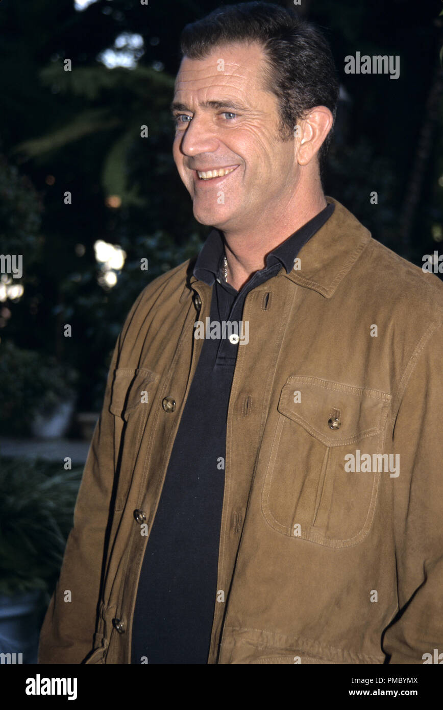 Pressekonferenz Portrait von Mel Gibson 2004 © GFS Photo Library/Hollywood Archiv (alle Rechte vorbehalten) Datei Referenz # 33480 137 THA Stockfoto