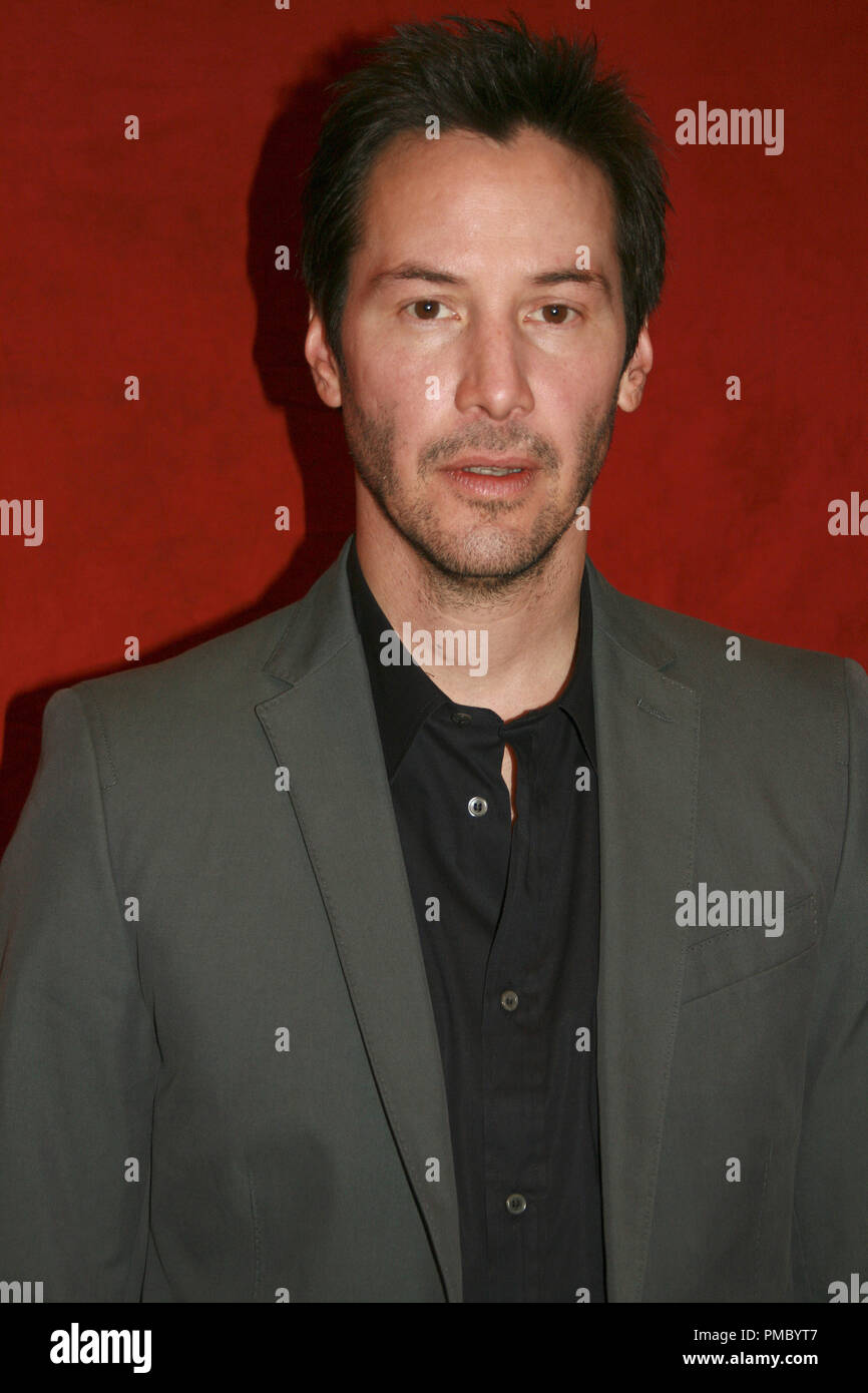 Pressekonferenz Portrait von Keanu Reeves 03/20/2008 © GFS Photo Library/Hollywood Archiv (alle Rechte vorbehalten) Datei Referenz # 33480 213 THA Stockfoto