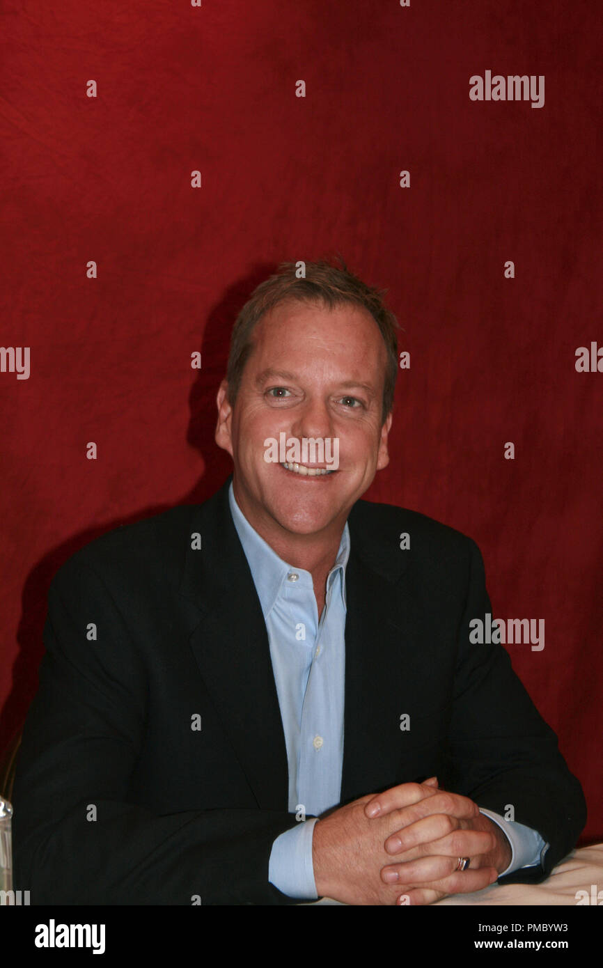 Pressekonferenz Portrait von Kiefer Sutherland 09/29/2008 © GFS Photo Library/Hollywood Archiv (alle Rechte vorbehalten) Datei Referenz # 33480 230 THA Stockfoto