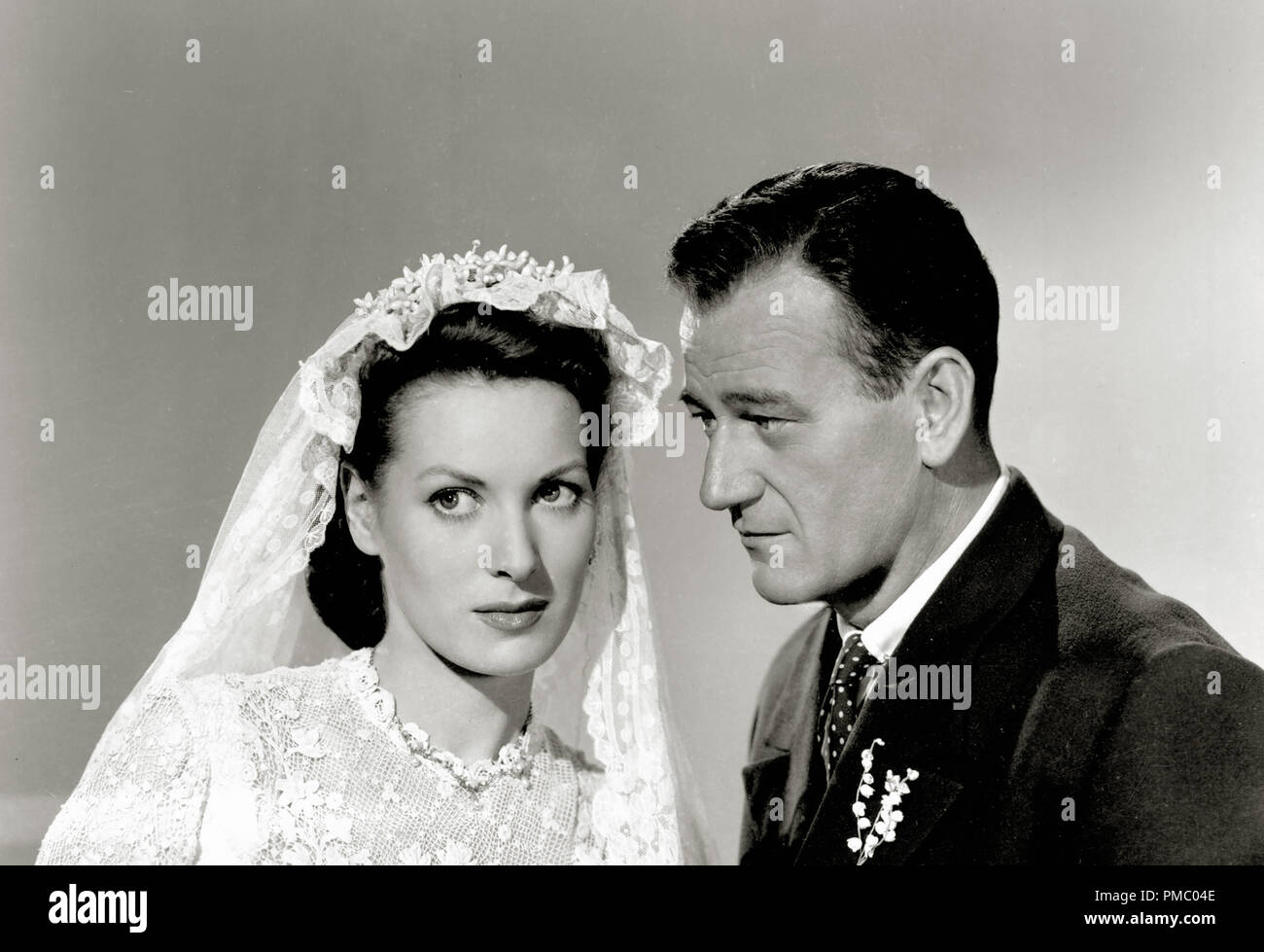 Maureen O'Hara, John Wayne, "The Quiet Man", 1952 Republik. Unter der Regie von John Ford Datei Referenz # 33480 726 THA Stockfoto
