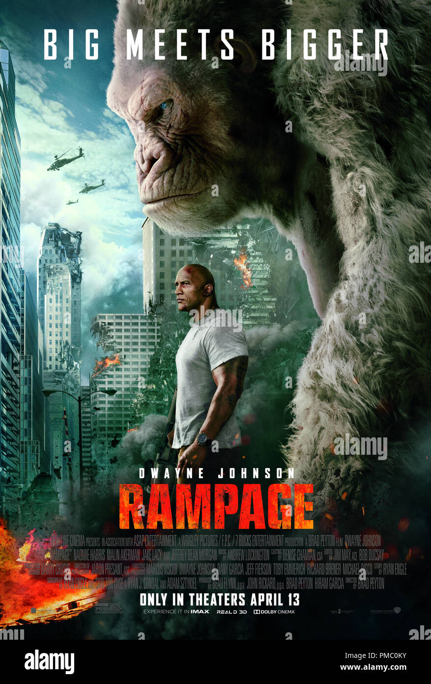 Rampage (2018) Warner Bros. Entertainment Inc. Stockfoto