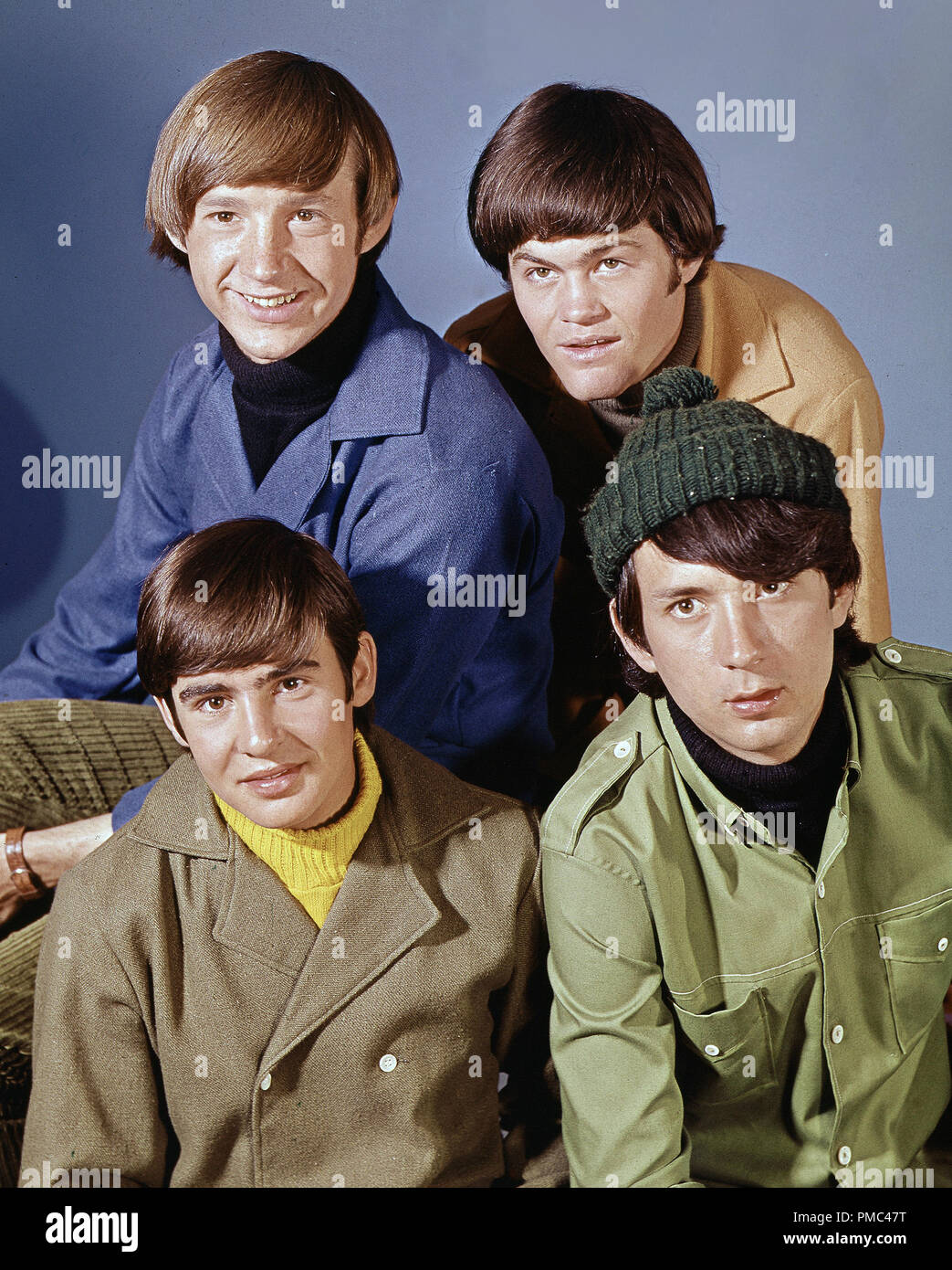 Werbung Foto von 'The Monkees' Pop Music Group, Peter Tork, Micky Dolenz, Mike Nesmith und Davy Jones ca. 1966 Datei Referenz # 33536 182 THA Stockfoto