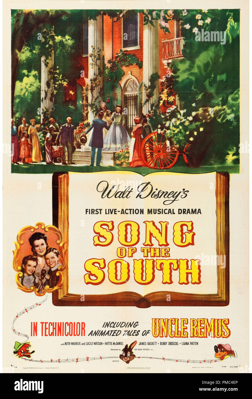 Die Plakatkunst, Song des Südens (RKO, 1946). Poster Datei Referenz # 33595 714 THA Stockfoto