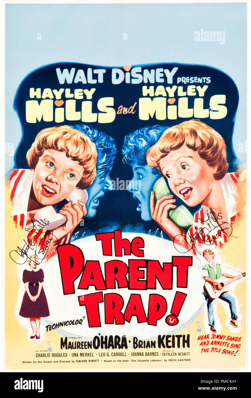 Hayley Mills, der Parent Trap (Buena Vista, 1961). Britische Poster Datei Referenz # 33595_775 THA Stockfoto