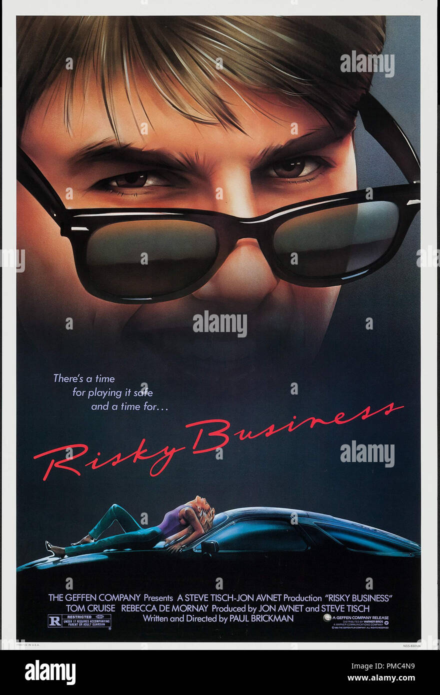 Tom Cruise, riskantes Geschäft (Warner Brothers, 1983). Poster Datei Referenz # 33595 891 THA Stockfoto