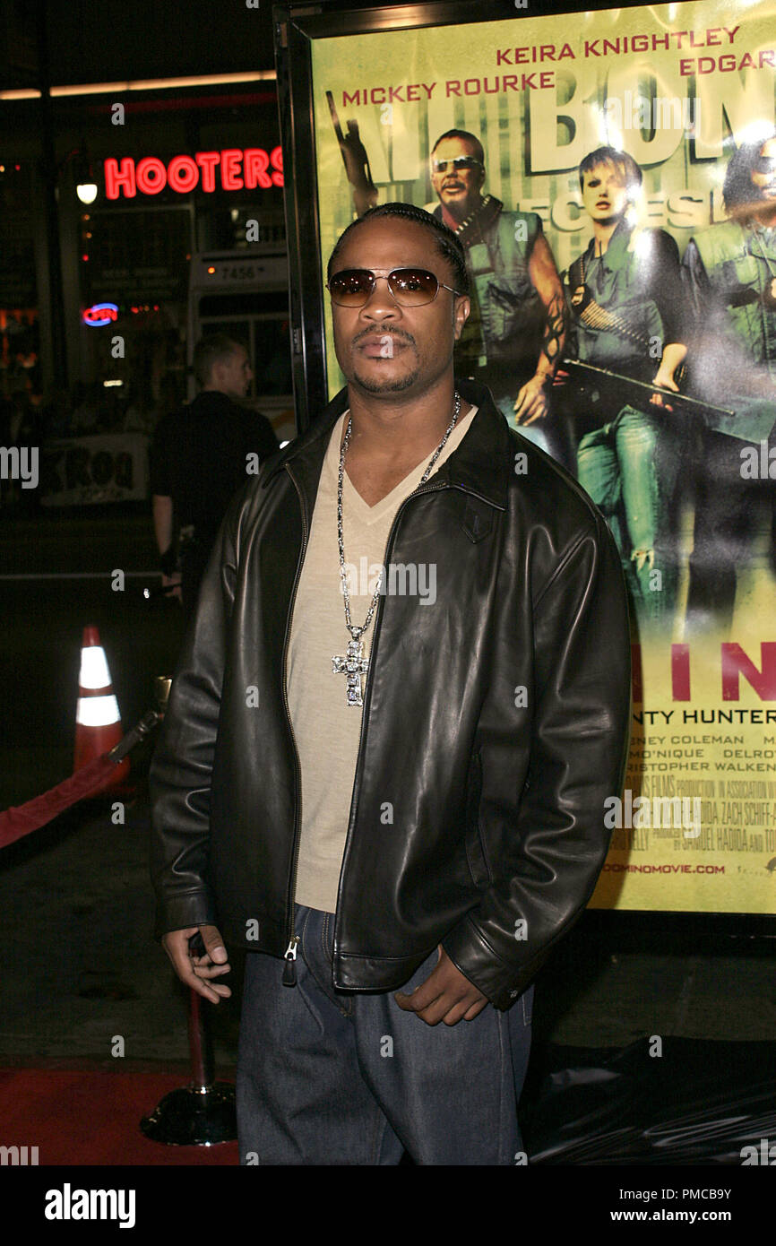 "Domino" (Premiere) Xzibit 10-11-2005/Grauman's Chinese Theater / Hollywood, CA/New Line Cinema/Foto von Joseph Martinez/PictureLux Datei Referenz # 22500 0070 PLX nur für redaktionelle Verwendung - Alle Rechte vorbehalten Stockfoto