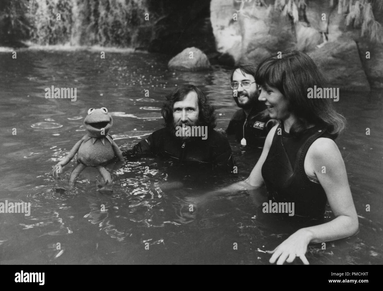 Kermit der Frosch, Jim Henson, "Die Muppet Movie" (1979) Film Distributors Datei Referenz # 92400 JPY 062 THA nur für redaktionelle Verwendung - Alle Rechte vorbehalten Stockfoto
