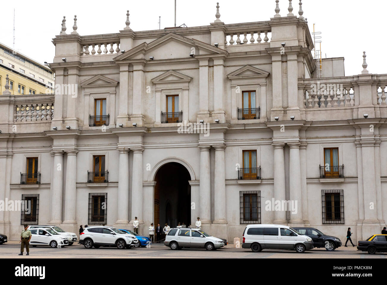 La Moneda Palace, Santiago, Chile Stockfoto