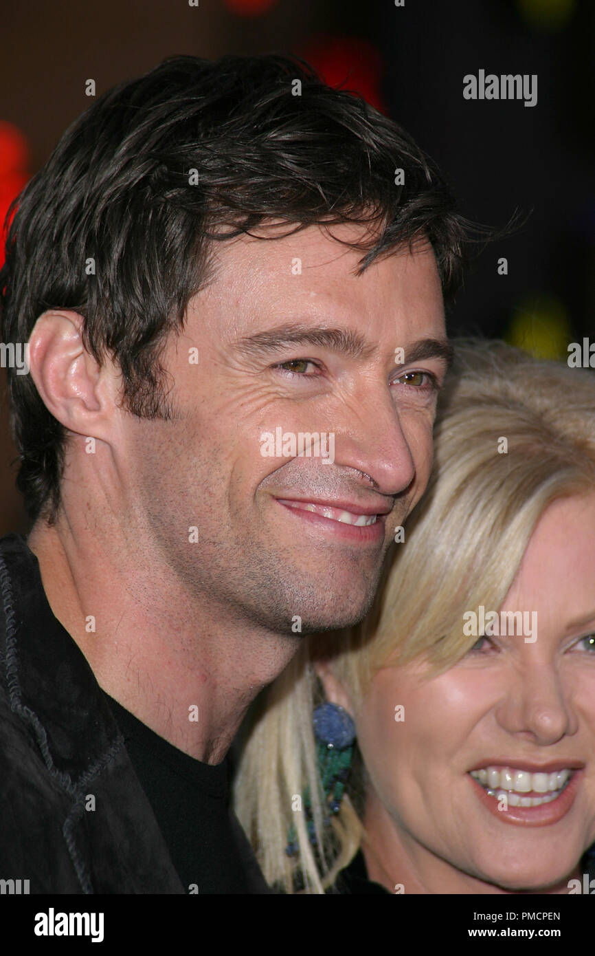 "Van Helsing" Premiere 5-03 -2004 Hugh Jackman und Frau Deborra-Lee Furness Foto von Joseph Martinez - Alle Rechte vorbehalten File Reference # 21808 0119 PLX für redaktionelle Verwendung Stockfoto