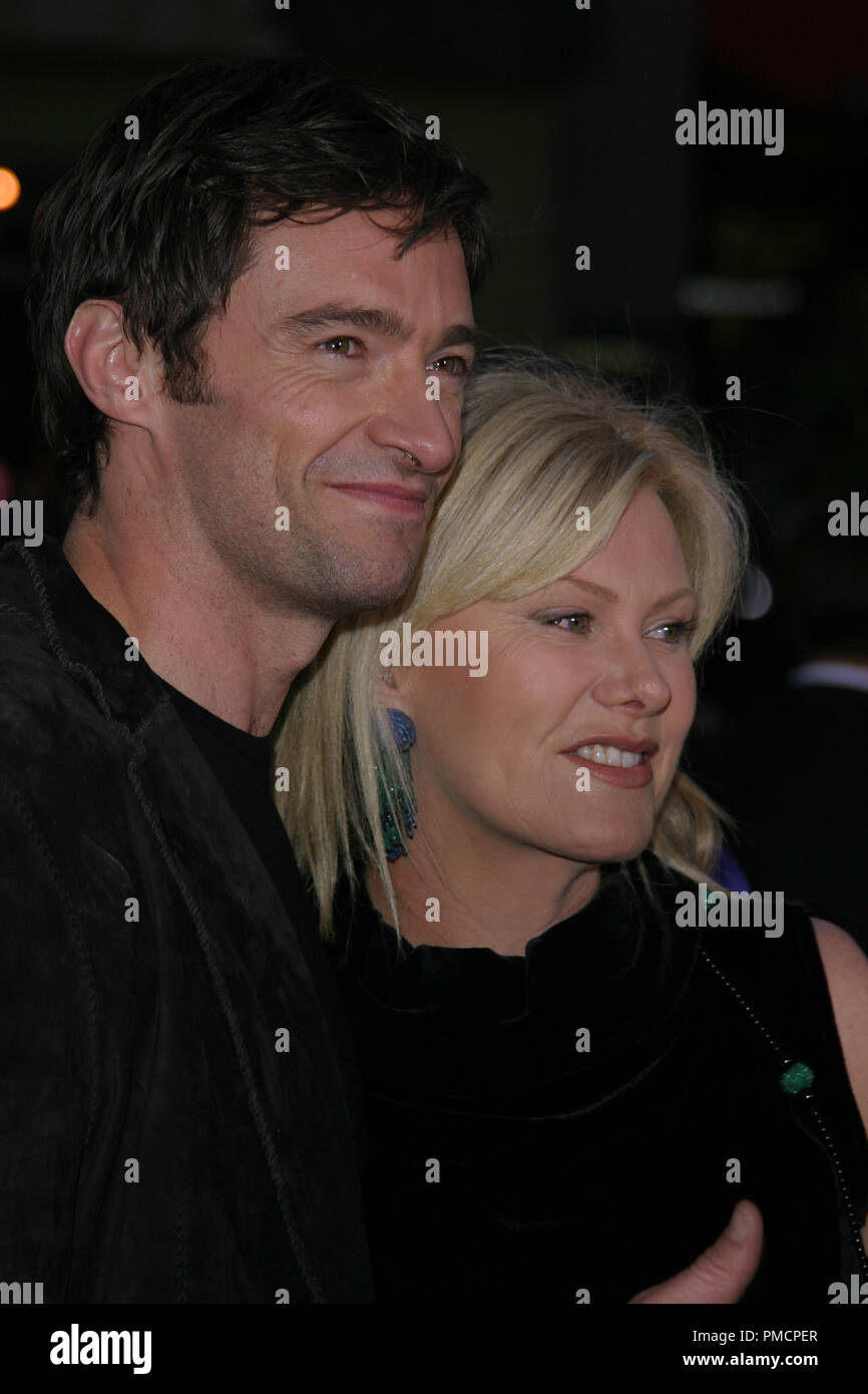 "Van Helsing" Premiere 5-03 -2004 Hugh Jackman und Frau Deborra-Lee Furness Foto von Joseph Martinez - Alle Rechte vorbehalten File Reference # 21808 0120 PLX für redaktionelle Verwendung Stockfoto