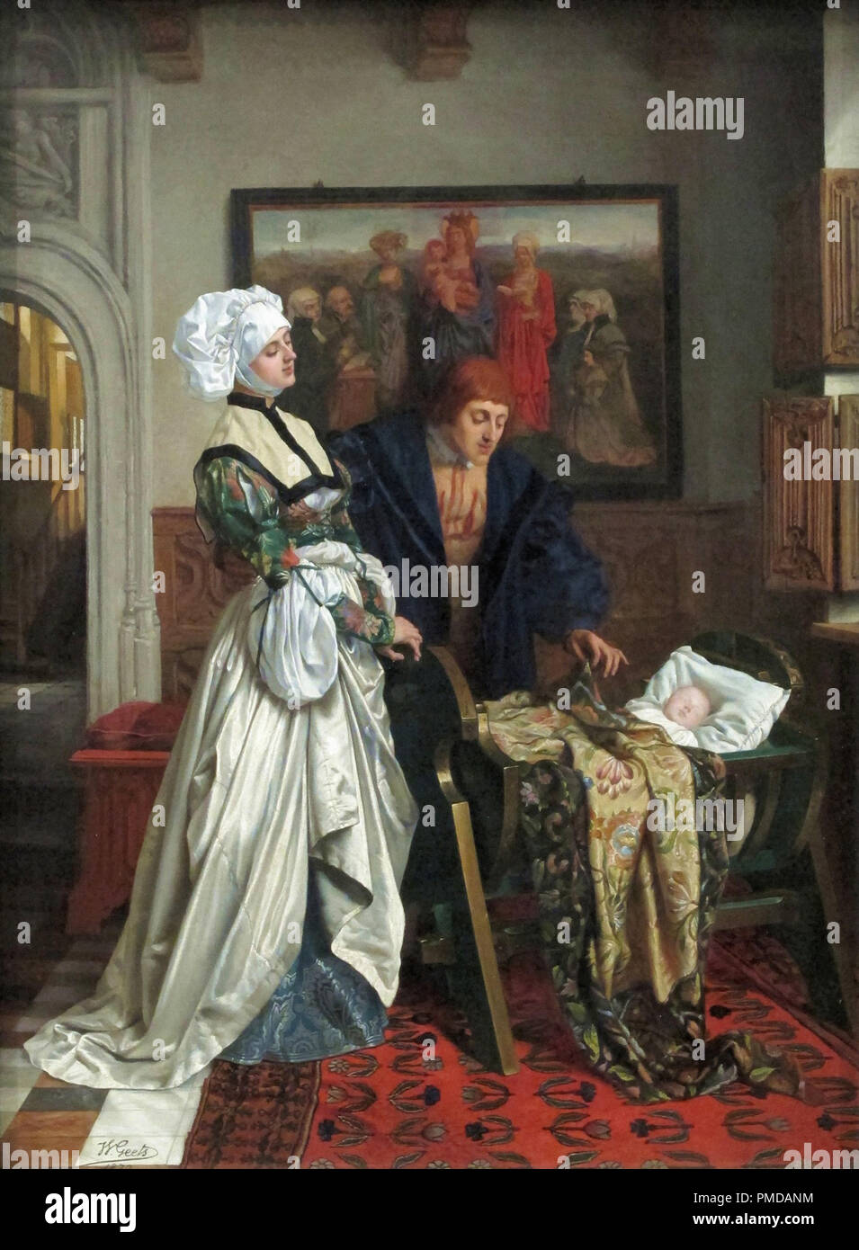 Geets Willem - Charles V mit seiner Tochter 1. Stockfoto