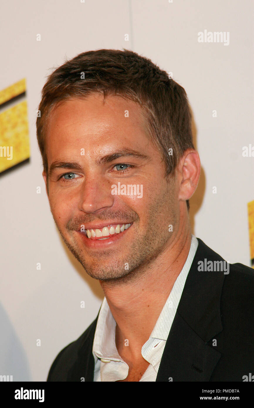 'Nie Wieder' Premiere Paul Walker 3-4-2008/Cinerama Dome/Hollywood, CA/Summit Entertainment / © Joseph Martinez/Picturelux - Alle Rechte vorbehalten File Reference # 23367 0020 PLX nur für redaktionelle Verwendung - Alle Rechte vorbehalten Stockfoto