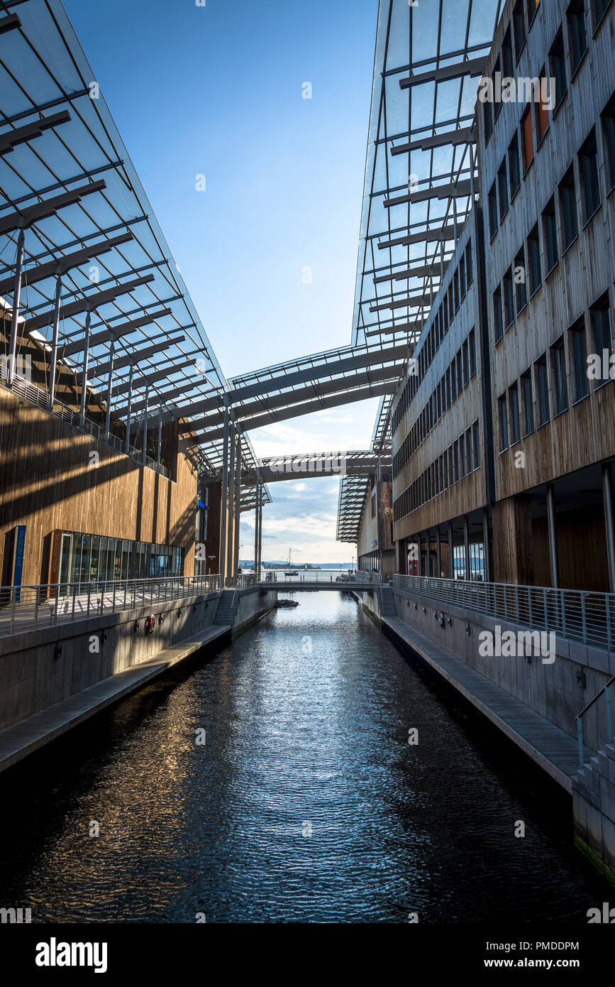 Astrup Fearnley Museum für Moderne Kunst, Oslo, Norwegen Stockfoto