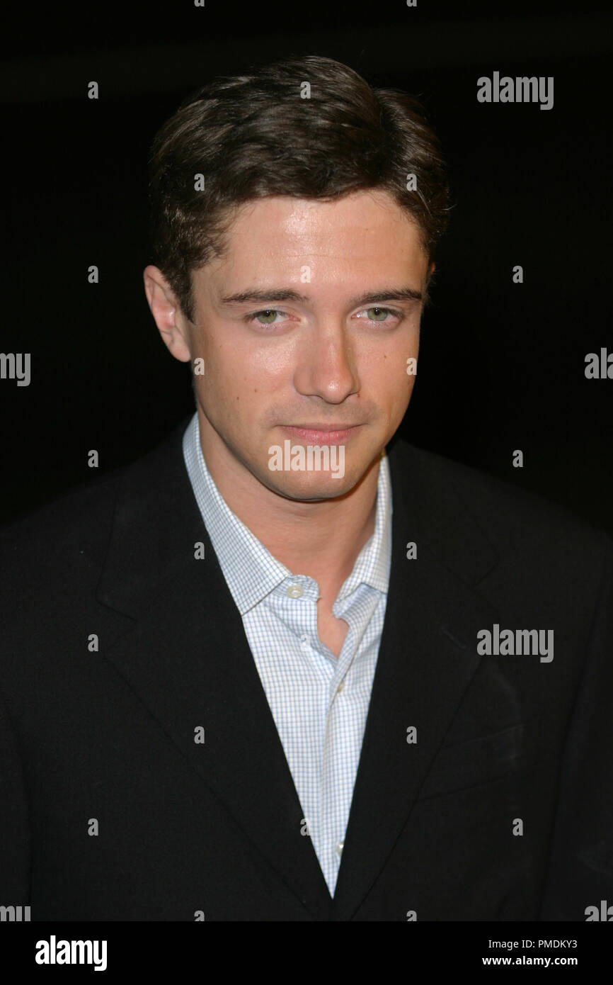 "Gewinnen Sie ein Datum mit Tad Hamilton 'Premiere 1-9-04 Topher Grace Foto von Joseph Martinez - Alle Rechte vorbehalten File Reference # 21710 0178 PLX für redaktionelle Verwendung Stockfoto