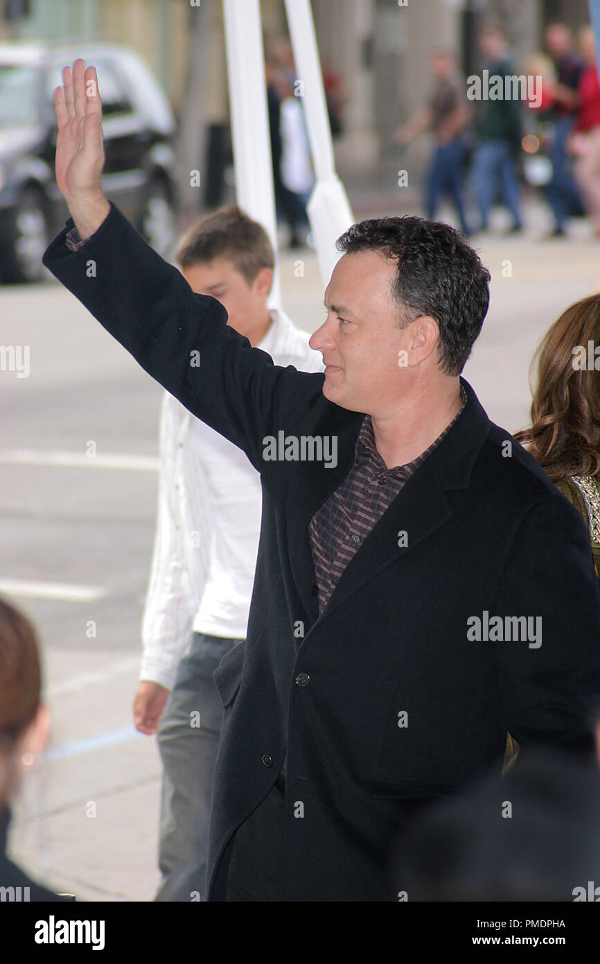 Polar Express Premiere 11-07-2004 Tom Hanks Foto von Joseph Martinez - Alle Rechte vorbehalten File Reference # 21991 0078 PLX für redaktionelle Verwendung Stockfoto