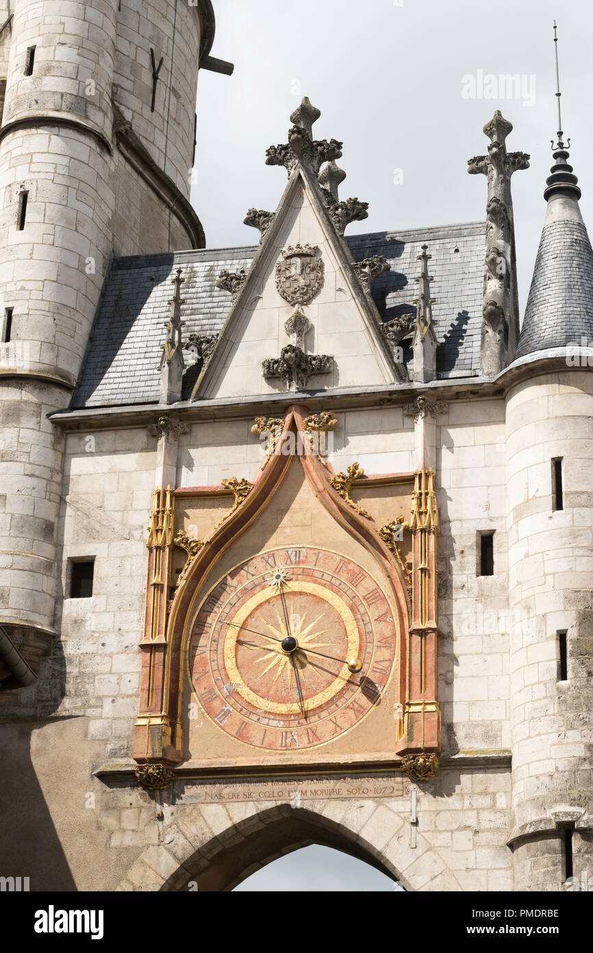 Auxerre, Burgund, Frankreich, Europa Stockfoto