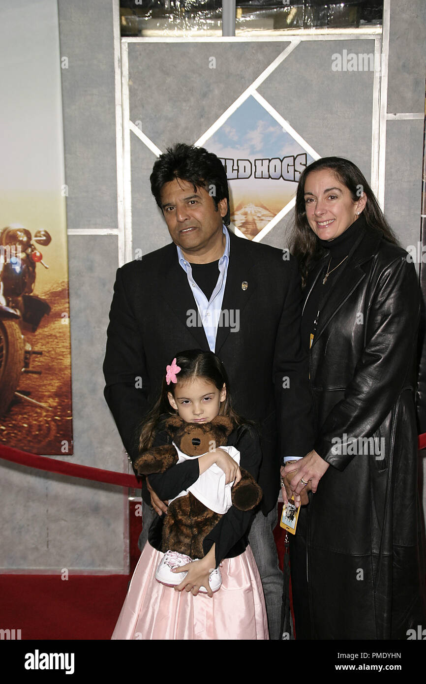 "Wild Hogs" (Premiere) Erik Estrada, Fransesca Estrada, Nanette Estrada2-28-2007/El Capitan Theatre/Hollywood, CA/Touchstone Bilder/Foto von Joseph Martinez - Alle Rechte vorbehalten File Reference # 22938 0007 PLX für redaktionelle Verwendung Stockfoto