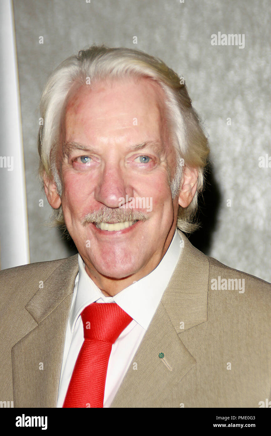 Starke Volk (Premiere) Donald Sutherland 8-29-2007/Pacific Design Center/West Hollywood, CA/Lions Gate Films/Foto von Joseph Martinez Datei Referenz # 23166 0011 PLX nur für redaktionelle Verwendung - Alle Rechte vorbehalten Stockfoto