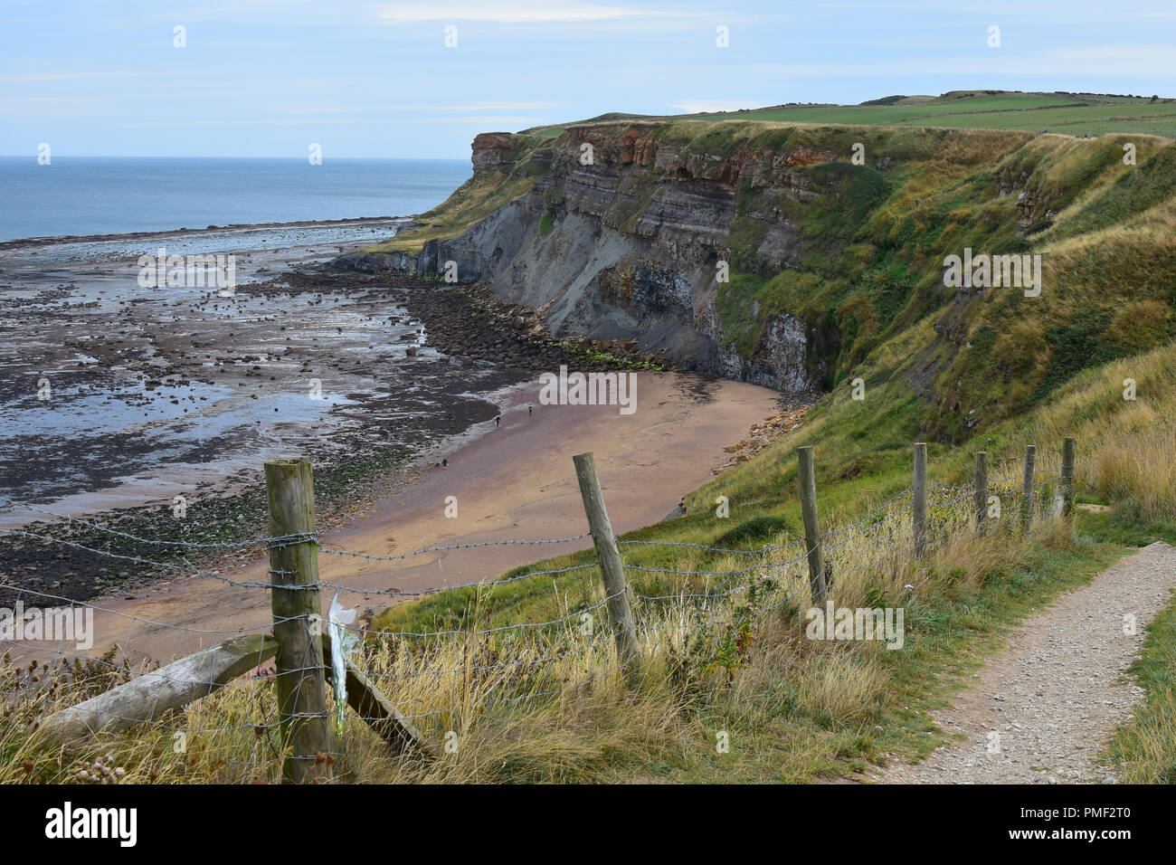 Saltwick Bay, North Yorkshire Moors, England Großbritannien Stockfoto