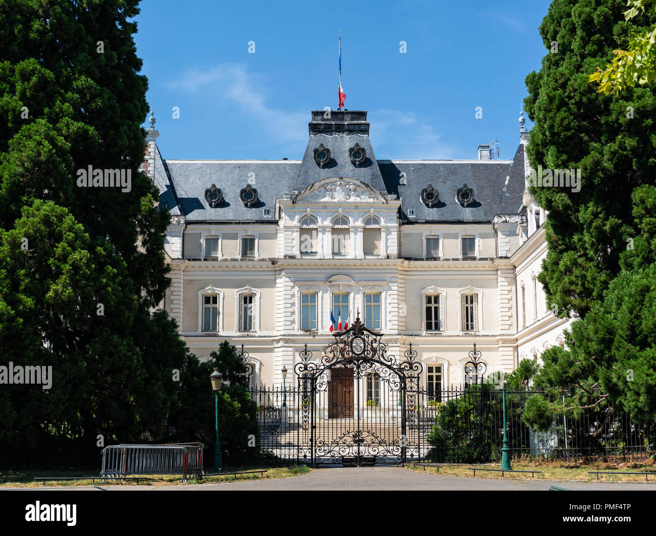 Haute-savoie Region Präfektur Vorderansicht in Annecy Frankreich Stockfoto