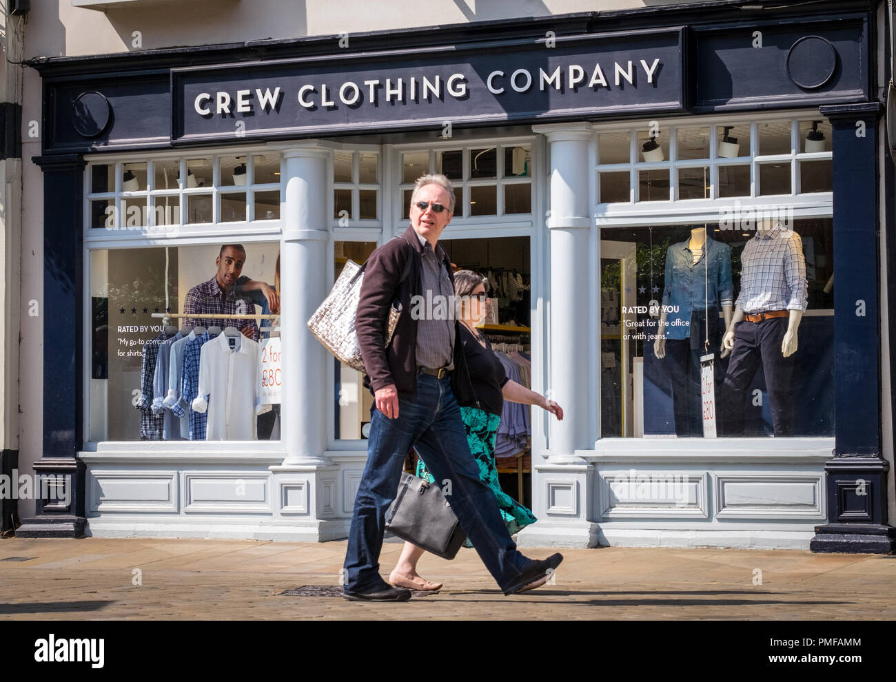 Crew Clothing Company Store in Winchester, Hampshire, UK Stockfoto