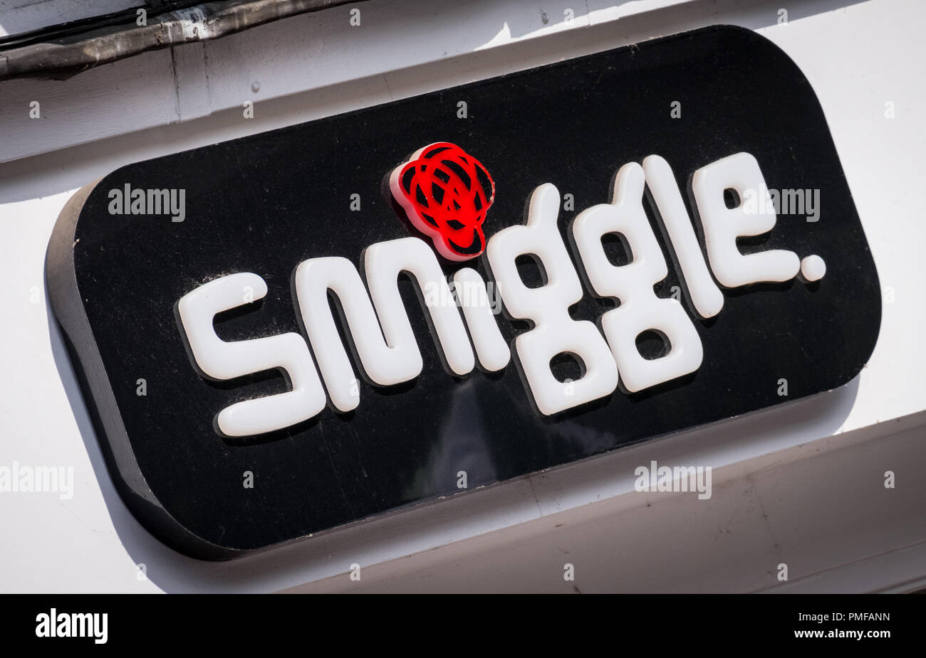 Smiggle Store anmelden Stockfoto