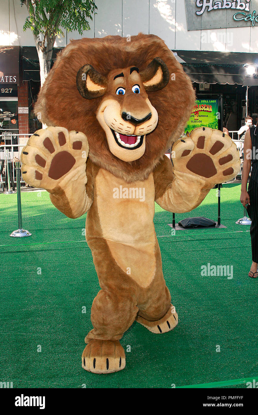 "Madagascar 2: Escape Afrika 'Premiere Alex 10-26-2008/Mann Dorf Theater/Westwood, CA/DreamWorks/© Joseph Martinez/Picturelux - Alle Rechte vorbehalten File Reference # 23646_0065 PLX nur für redaktionelle Verwendung - Alle Rechte vorbehalten Stockfoto