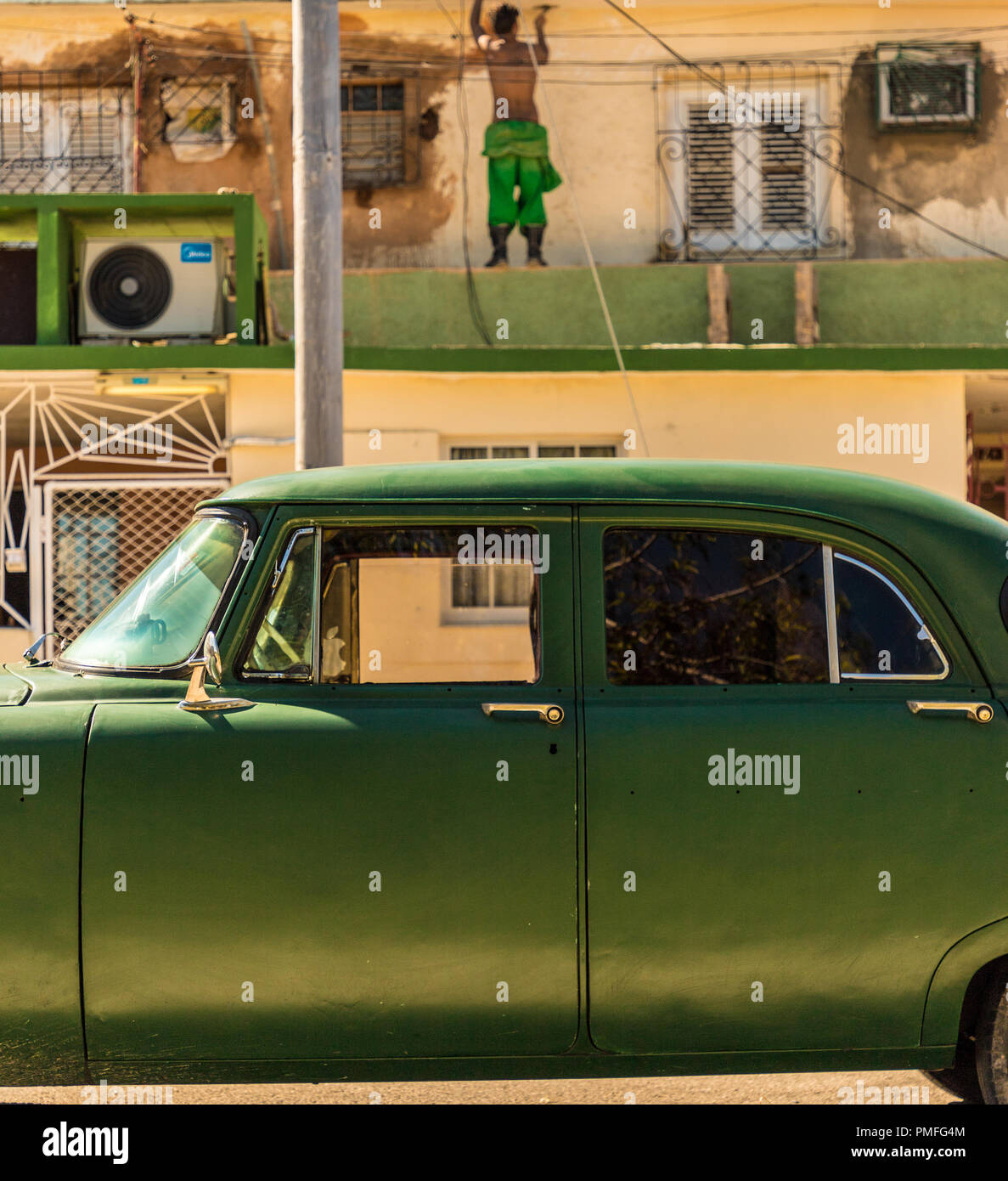 Eine typische Ansicht in Varadero in Kuba Stockfoto