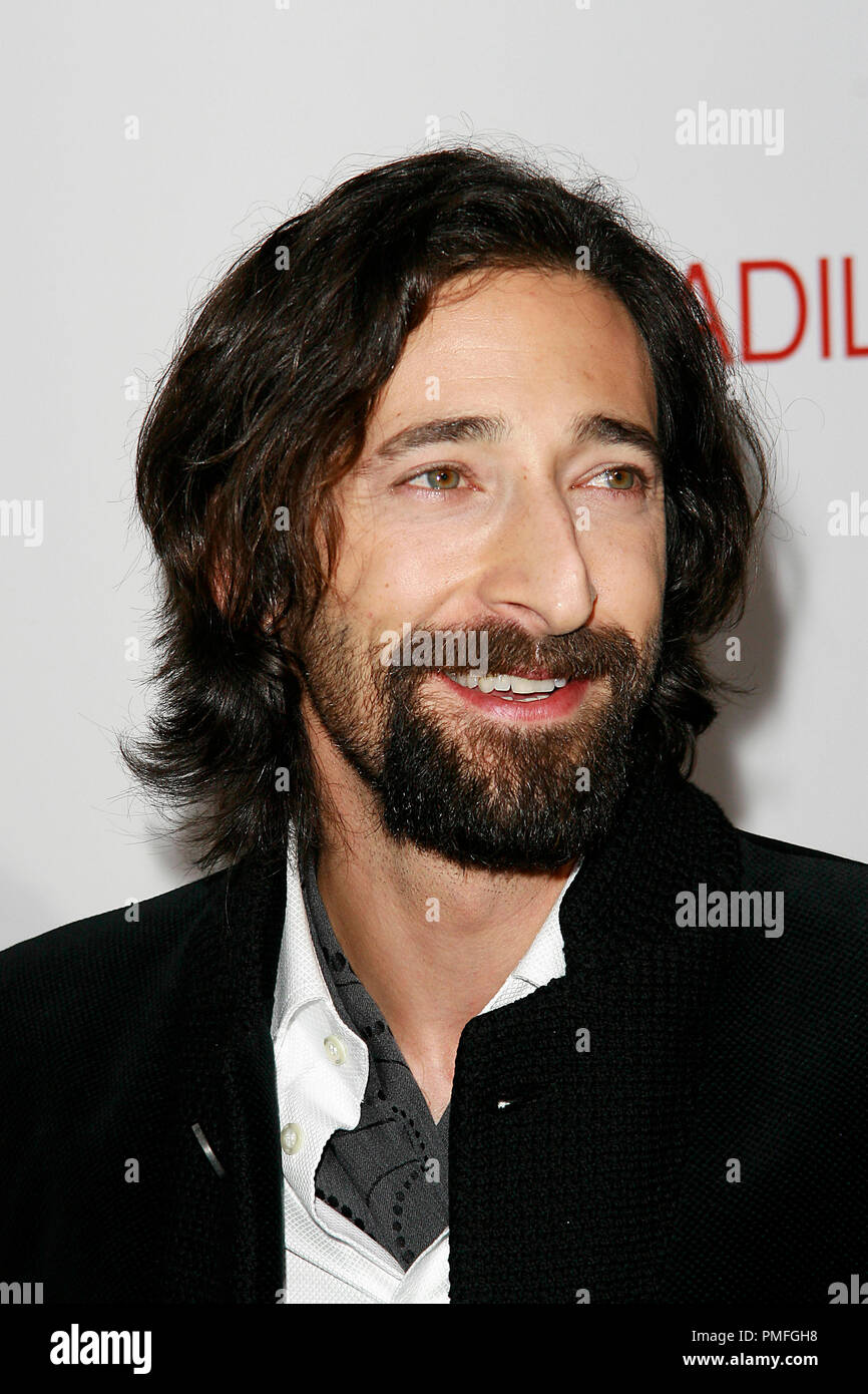 Cadillac Records Premiere Adrien Brody 11-24-2008/Egyptian Theatre/Hollywood, CA/TriStar Bilder/Foto von Joseph Martinez Datei Referenz # 23659 0024 PLX nur für redaktionelle Verwendung - Alle Rechte vorbehalten Stockfoto