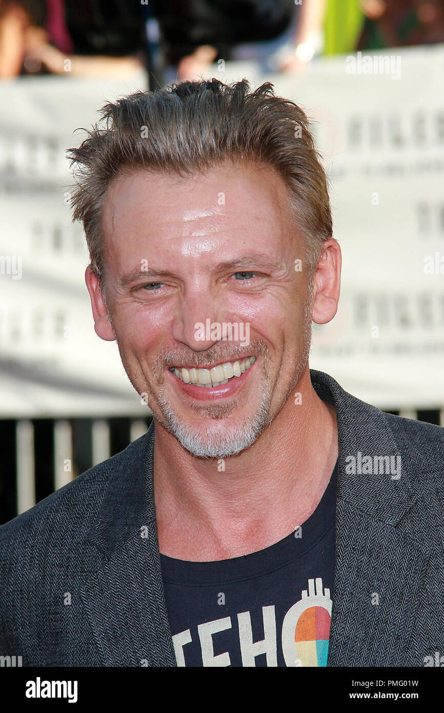 "Die X-Akten: Ich möchte Glauben 'Premiere Callum Keith Rennie 7-23-2008/Manns Grauman Chinese Theater / Hollywood, CA/Twentieth Century Fox/Foto © Joseph Martinez/Picturelux Datei Referenz # 23571 0030 JM nur für redaktionelle Verwendung - Alle Rechte vorbehalten Stockfoto