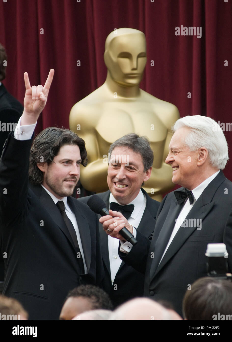 Die Akademie der Künste und der Wissenschaften präsentiert "Academy Awards - 80. jährlichen "Jason Reitman, Ivan Reitman, Robert Osborne 2-24-08 Datei Referenz # 30000 009 Nur für den redaktionellen Gebrauch - Alle Rechte vorbehalten Stockfoto