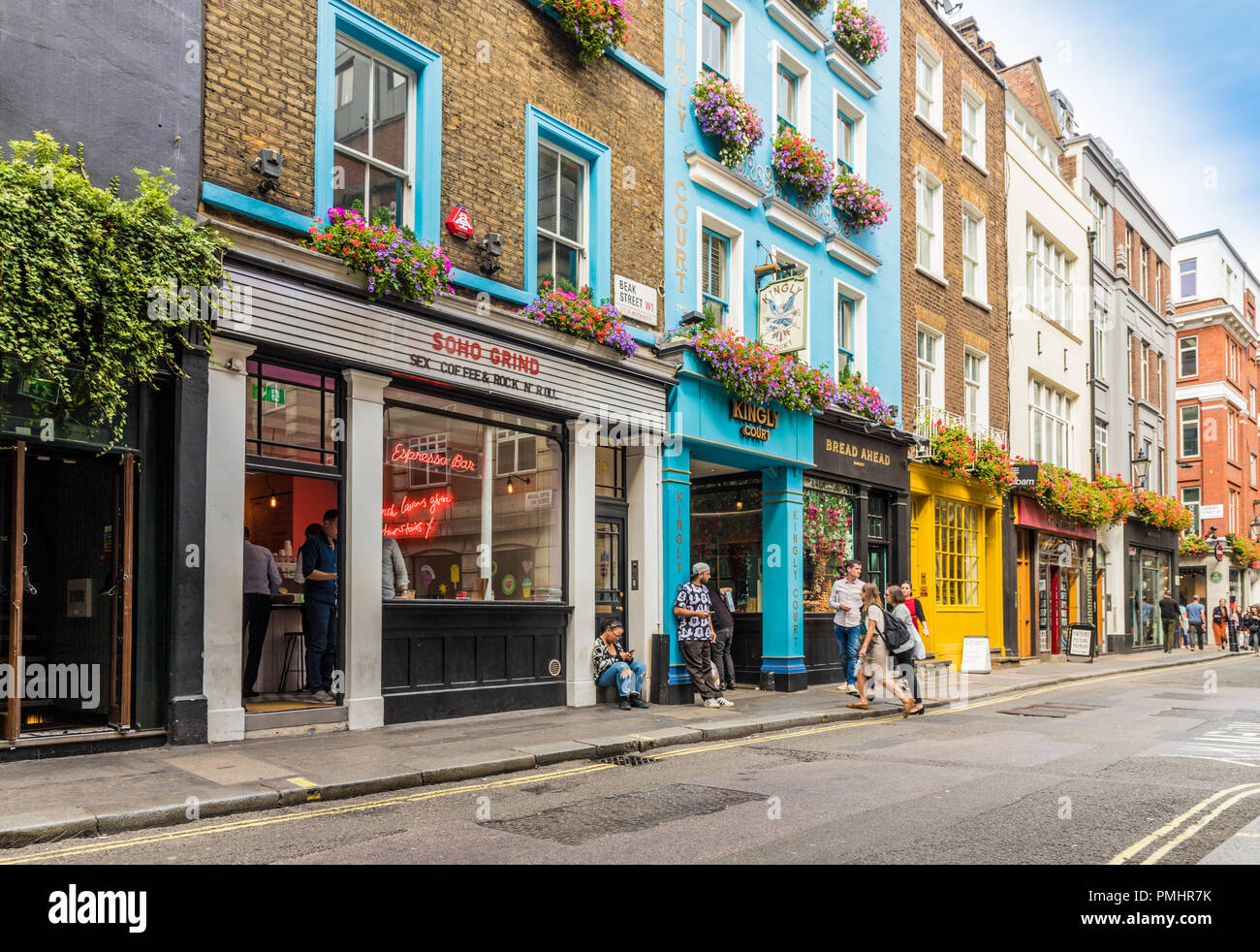 Eine typische Ansicht in London Stockfoto
