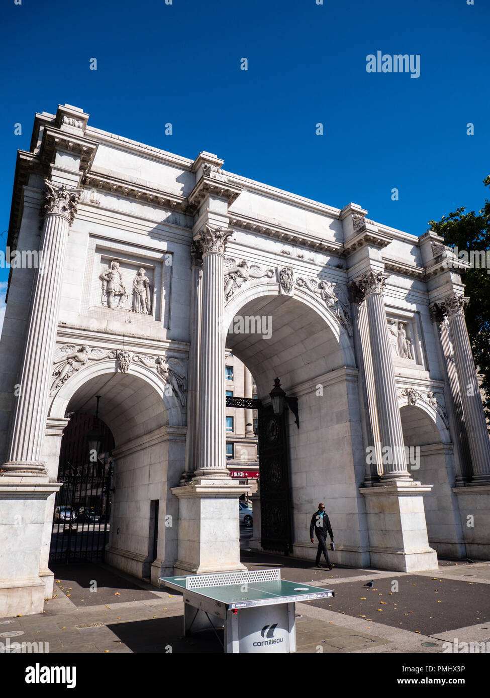 Marble Arch, Hyde Park, London, England, UK, GB. Stockfoto