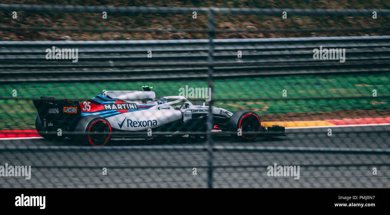 Grand Prix von Belgien 2018 Aufnahmen Stockfoto