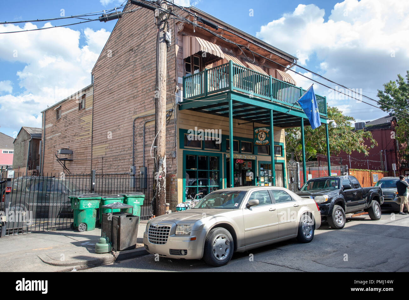 Der gefleckte Katze Music Club, New Orleans Stockfoto